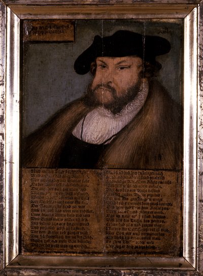 John the Steadfast, Elector of Saxony by Lucas Cranach the Elder